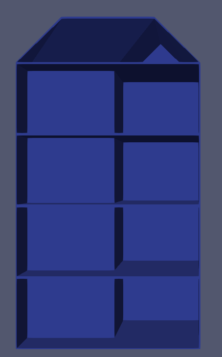 3D Mesh with 4 Floor